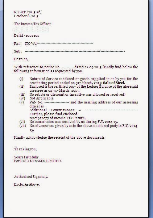 Income tax return cover letter - bookcritic.x.fc2.com